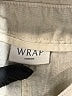 Wrap 100% Linen Solid Ivory Linen Pants Size 2 - photo 7