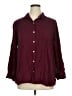 Old Navy 100% Rayon Burgundy Long Sleeve Button-Down Shirt Size XL - photo 1