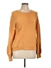 Mila 100% Cotton Orange Pullover Sweater Size S - photo 1