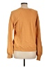 Mila 100% Cotton Orange Pullover Sweater Size S - photo 2