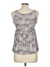 Garnet Hill 100% Silk Gray Sleeveless Silk Top Size 6 (petite) - photo 2