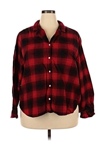 Gap Body Long Sleeve Button-Down Shirt (view 1)