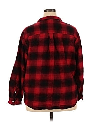 Gap Body Long Sleeve Button-Down Shirt (view 2)