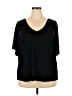ABLE Black Short Sleeve Top Size 2X - photo 1