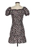 Zara 100% Polyester Floral Black Casual Dress Size XS - photo 2