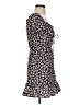 Zara 100% Polyester Floral Black Casual Dress Size XS - photo 4