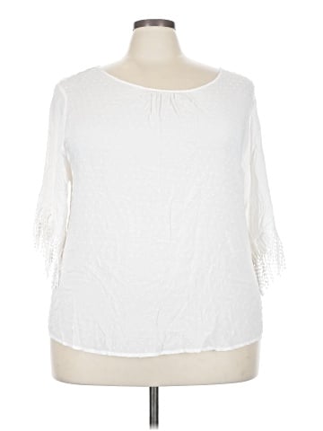 Unique Spectrum 3/4 Sleeve Blouse (view 1)