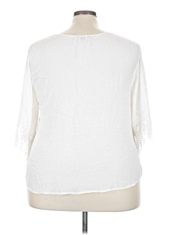 Unique Spectrum 3/4 Sleeve Blouse (view 2)