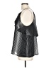 Ann Taylor 100% Rayon Black Sleeveless Blouse Size L - photo 5