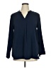 Timeson Blue Long Sleeve Blouse Size XL - photo 1