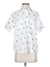 Madewell Print White Short Sleeve Blouse Size XS - photo 1