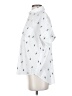 Madewell Print White Short Sleeve Blouse Size XS - photo 5