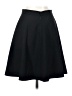 Aqua Solid Black Casual Skirt Size 2 - photo 2
