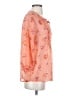 St. John's Bay 100% Polyester Orange 3/4 Sleeve Blouse Size S - photo 4