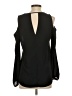 Aqua 100% Polyester Black Long Sleeve Blouse Size XS - photo 2