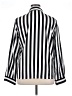 Shein Stripes Black Long Sleeve Blouse Size XL - photo 2