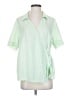 NORR 100% Polyester Green Short Sleeve Blouse Size S - photo 1