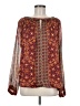 Gypsy 05 Brown Long Sleeve Blouse Size M - photo 1