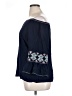 Max Studio 100% Rayon Blue 3/4 Sleeve Blouse Size 1X - photo 5