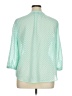 Elle 100% Polyester Teal 3/4 Sleeve Blouse Size XL - photo 2