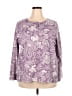 Assorted Brands Paisley Purple Pullover Sweater Size 2X - photo 1