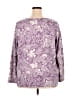 Assorted Brands Paisley Purple Pullover Sweater Size 2X - photo 2