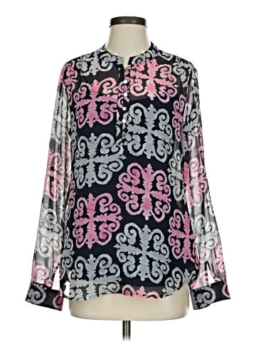 Banana Republic Milly Collection Long Sleeve Blouse (view 1)