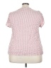 Unbranded Stripes Pink Short Sleeve Blouse Size 5X - photo 2