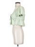 Shein Green Short Sleeve Blouse Size 4 - photo 5