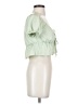 Shein Green Short Sleeve Blouse Size 4 - photo 4