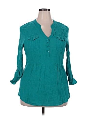Laura Scott 3/4 Sleeve Blouse (view 1)