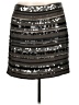 Sabine 100% Polyester Metallic Silver Casual Skirt Size M - photo 1