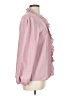 Unbranded 100% Polyester Pink Long Sleeve Blouse Size L - photo 4