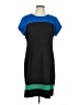 DKNYC Color Block Blue Casual Dress Size L - photo 1