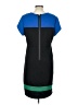 DKNYC Color Block Blue Casual Dress Size L - photo 2