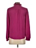Monsoon 100% Polyester Burgundy Long Sleeve Blouse Size S - photo 2