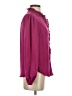 Monsoon 100% Polyester Burgundy Long Sleeve Blouse Size S - photo 4