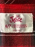 Justice Plaid Red Long Sleeve Button-Down Shirt Size 6 - 7 - photo 3