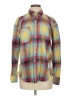 BDG 100% Cotton Plaid Yellow Long Sleeve Button-Down Shirt Size S - photo 1