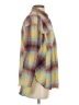 BDG 100% Cotton Plaid Yellow Long Sleeve Button-Down Shirt Size S - photo 4