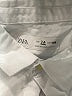 Zara Solid Ivory Long Sleeve Button-Down Shirt Size 7 - 8 - photo 3