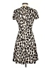 Eliza J Animal Print Tan Cocktail Dress Size 2 - photo 2