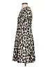 Eliza J Animal Print Tan Cocktail Dress Size 2 - photo 5
