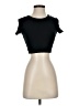 Zara Black Short Sleeve Turtleneck Size S - photo 1