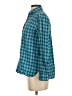 J.Crew 100% Cotton Checkered-gingham Teal Long Sleeve Button-Down Shirt Size 4 - photo 5