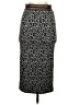 Le Superbe Animal Print Gray Formal Skirt Size XS - photo 2