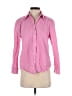 Unbranded 100% Cotton Stripes Pink Long Sleeve Blouse Size XS - photo 1