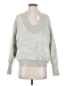 By Anthropologie Floral Silver Pullover Sweater Size XS - photo 1