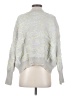 By Anthropologie Floral Silver Pullover Sweater Size XS - photo 2