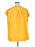 Como Blu 100% Polyester Yellow Short Sleeve Blouse Size 1X - photo 2